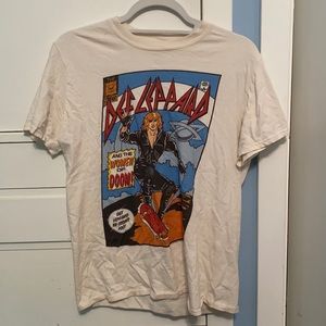 Def Leppard Vintage Comic Tshirt